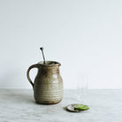 Vintage Stoneware Pitcher | Signed By Artist - elsie green - The French Kitchen