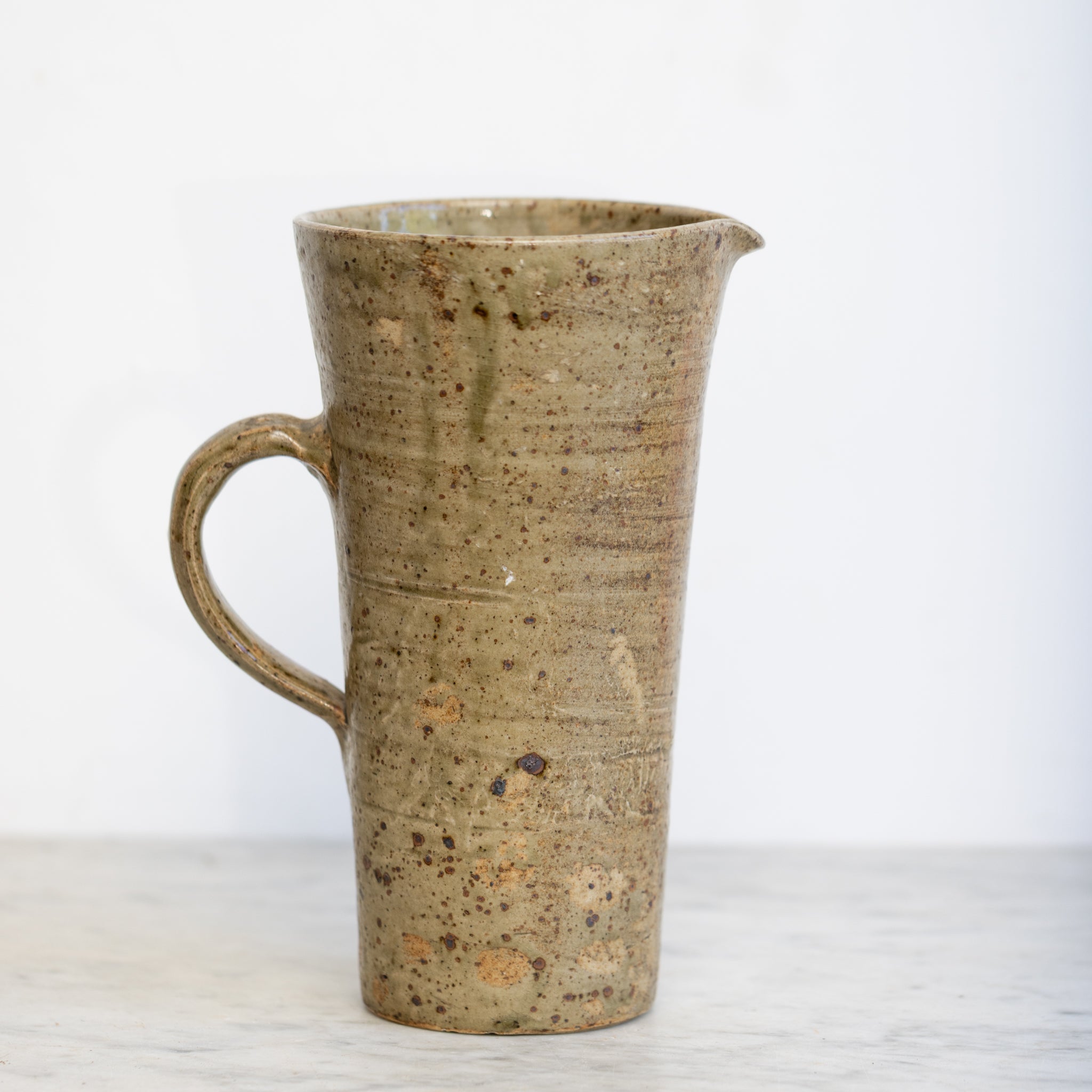 Vintage Stoneware Pitcher - elsie green - the french kitchen