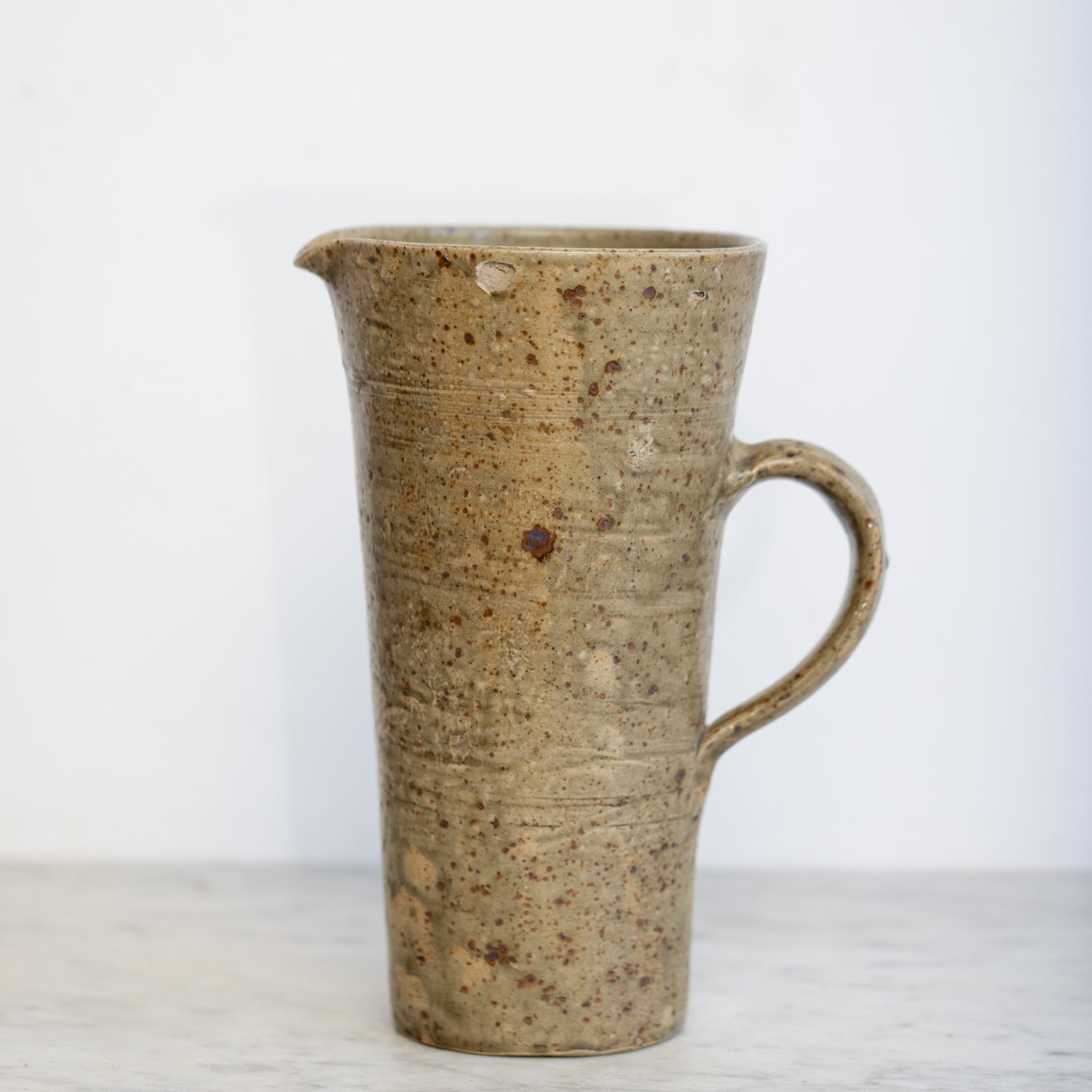 Vintage Stoneware Pitcher - elsie green - the french kitchen