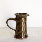 Vintage Stoneware Pitcher with Wood Spoons - elsie green - the french kitchen