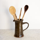Vintage Stoneware Pitcher with Wood Spoons - elsie green - the french kitchen