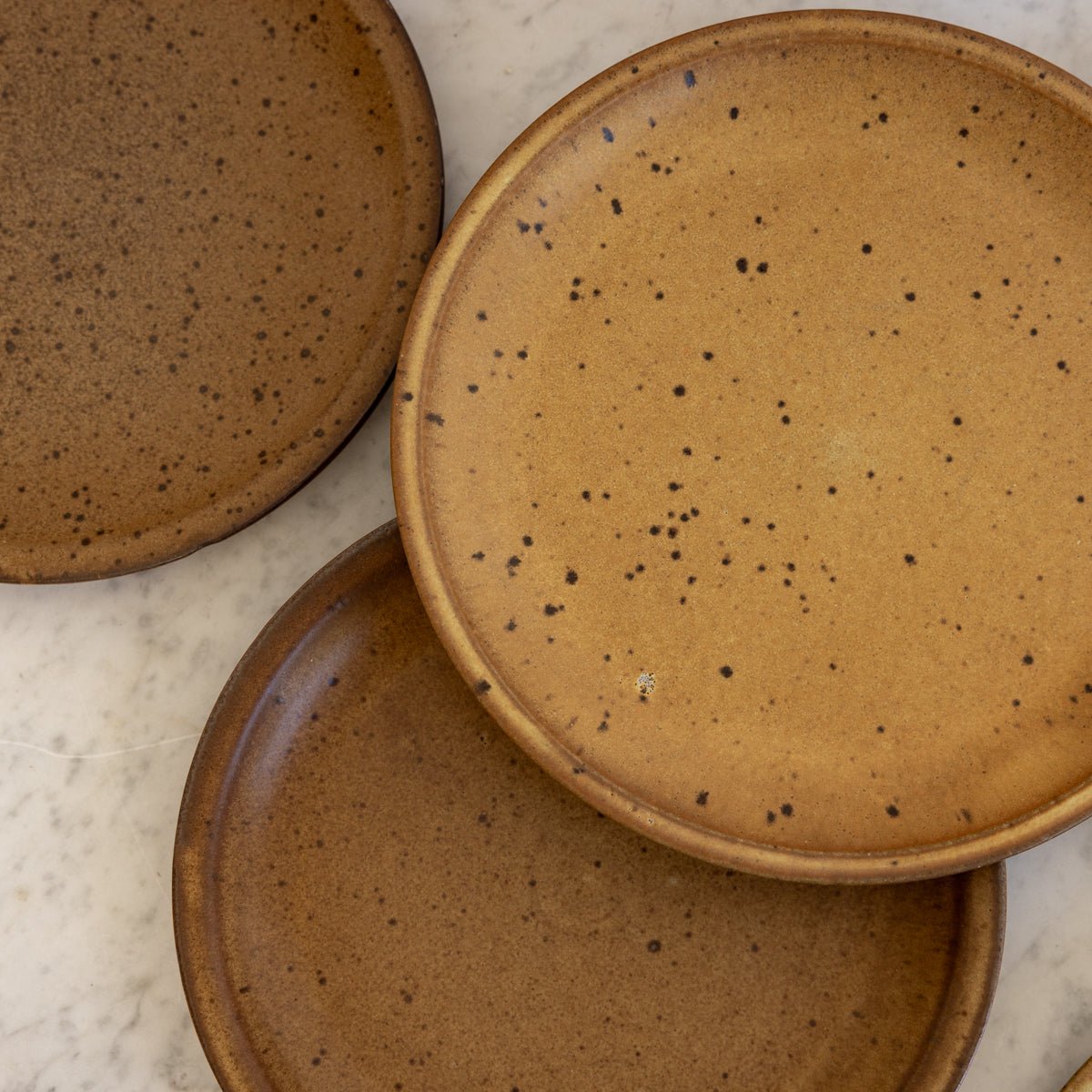 Vintage Stoneware Plate Set of 10 - elsie green - the french kitchen