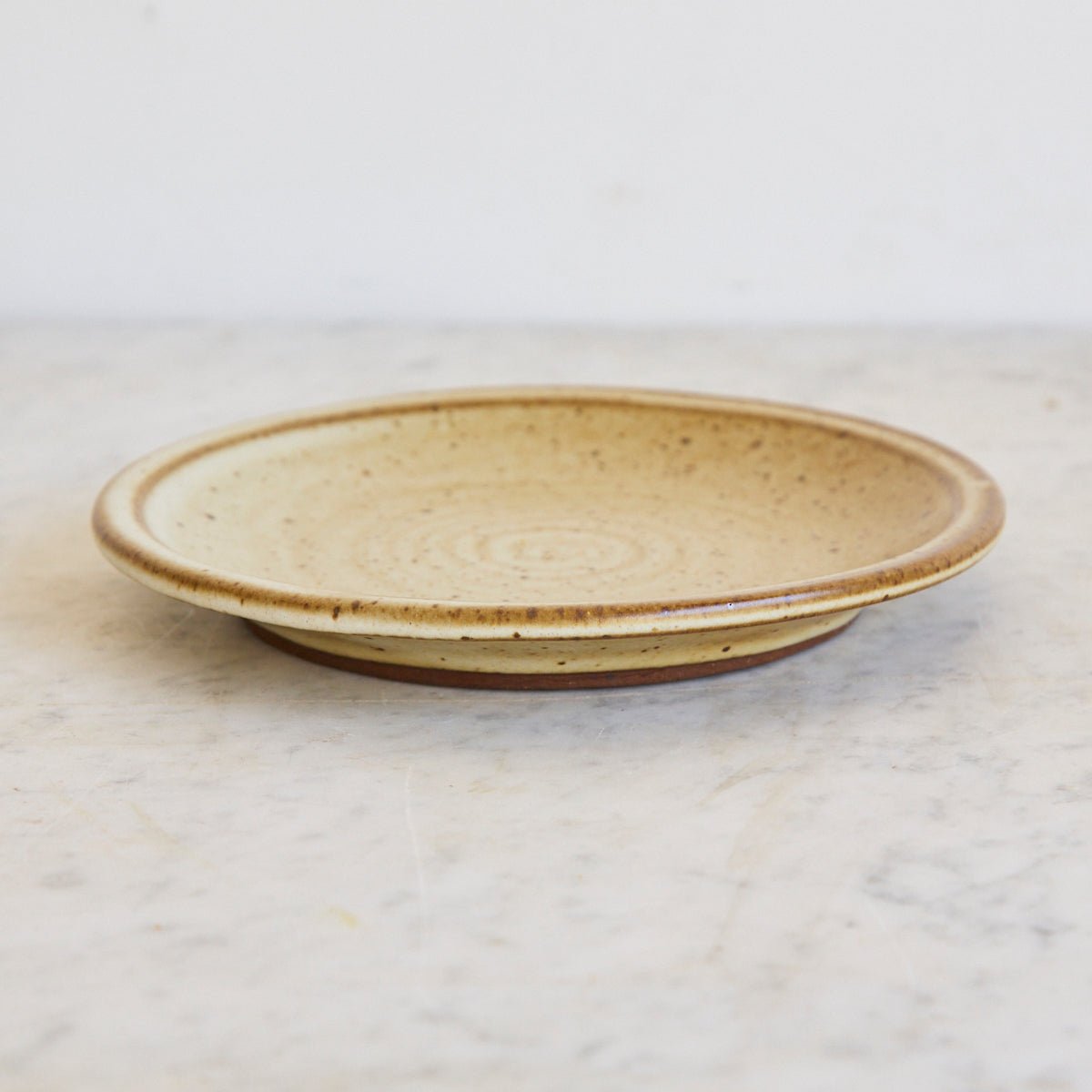 Vintage Stoneware Plate Set of 6 - elsie green - the french kitchen