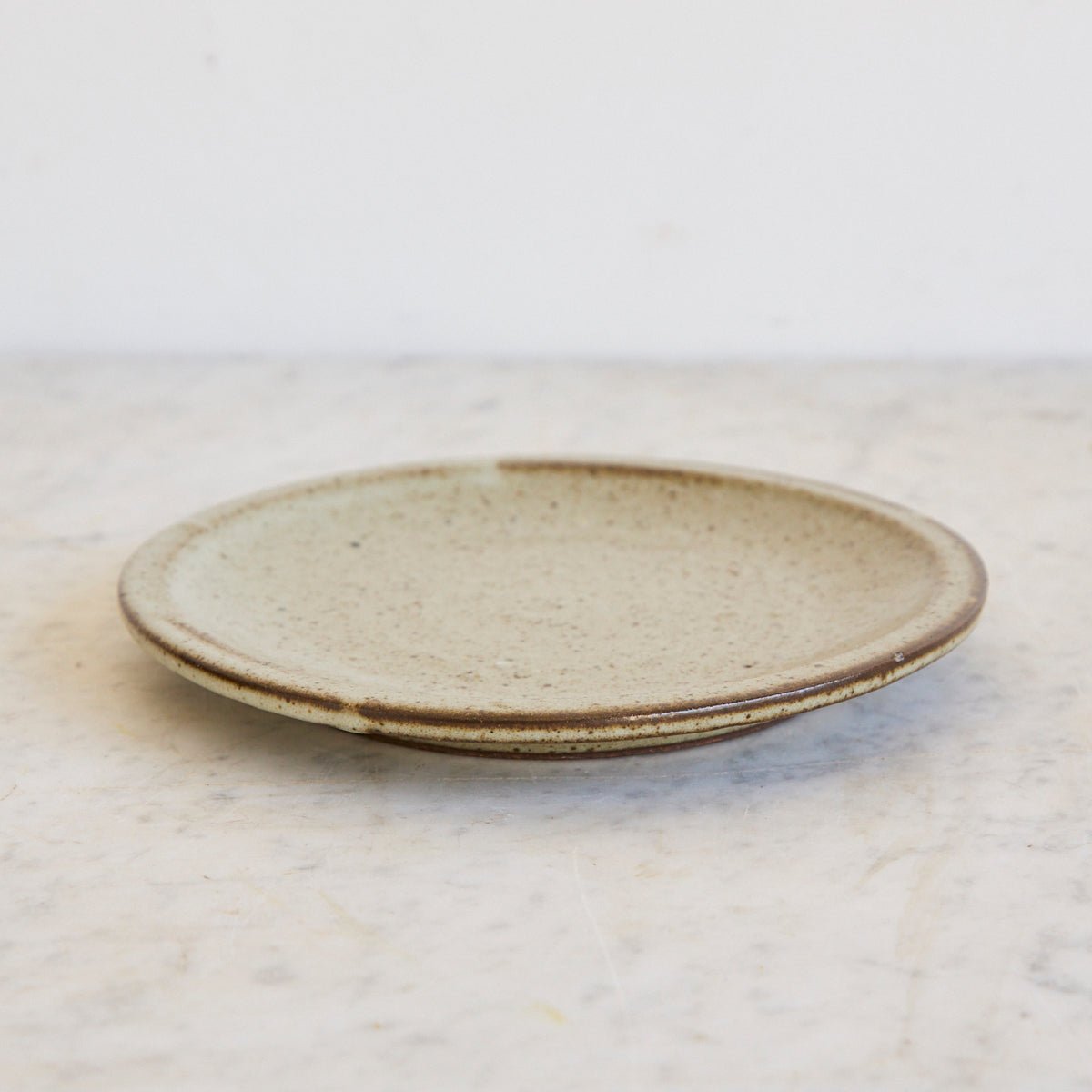 Vintage Stoneware Plate Set of 6 - elsie green - the french kitchen