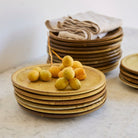 Vintage Stoneware Plate Set of 6 - elsie green - the french kitchen