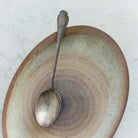 Vintage Stoneware Platter and Silver Serving Spoon - elsie green - the french kitchen