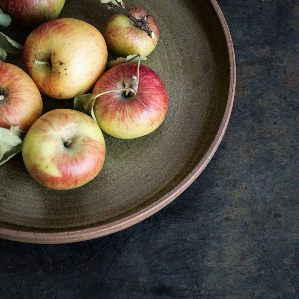 Vintage Stoneware Platter | Signed by Artist - elsie green - art