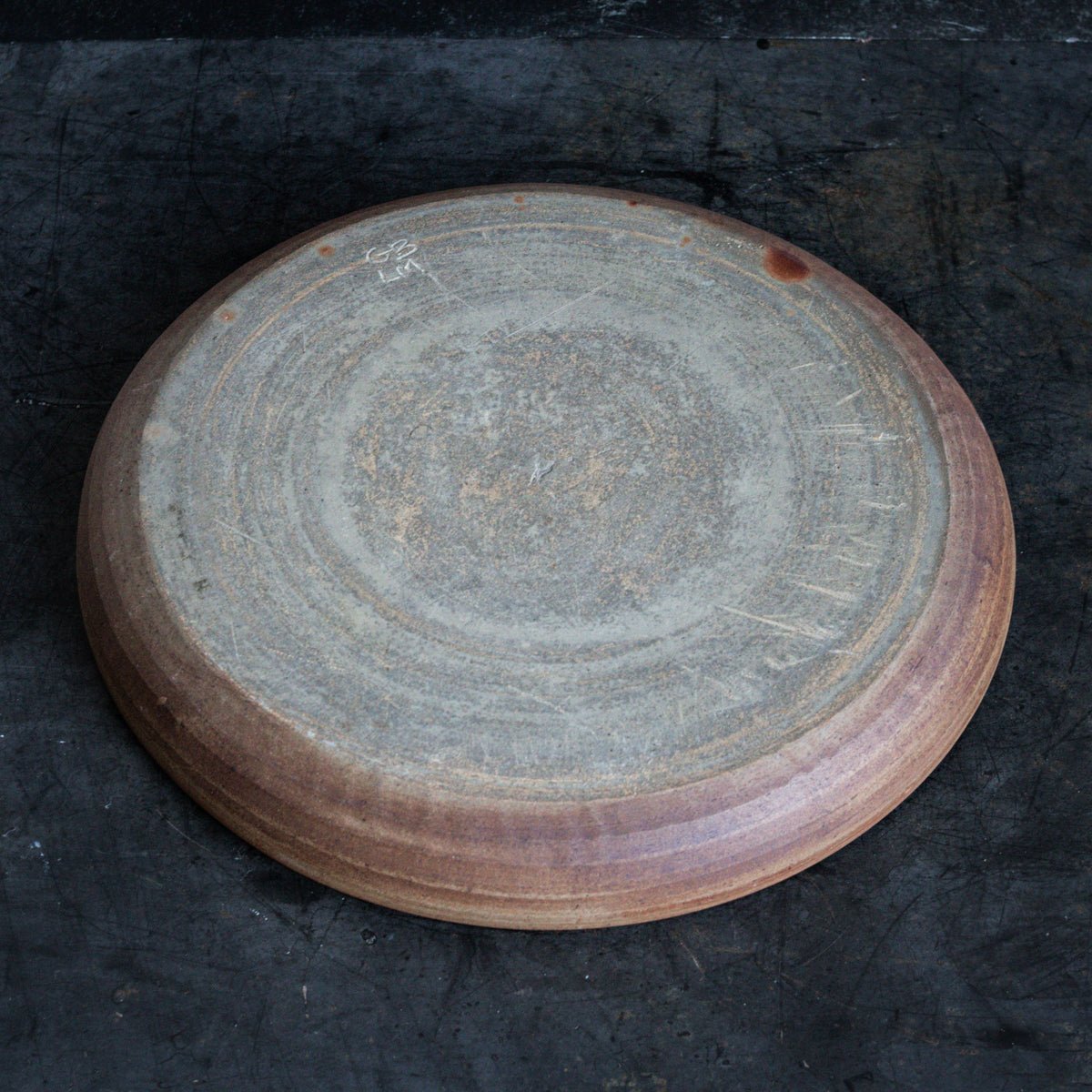 Vintage Stoneware Platter | Signed by Artist - elsie green - art