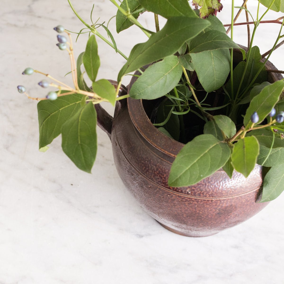 Vintage Stoneware Urn | Brown - elsie green - the french kitchen