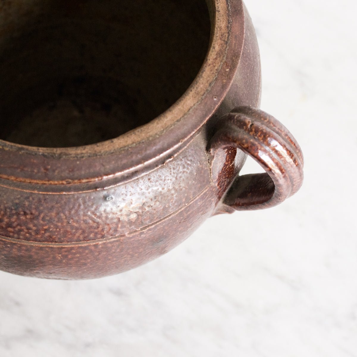 Vintage Stoneware Urn | Brown - elsie green - the french kitchen