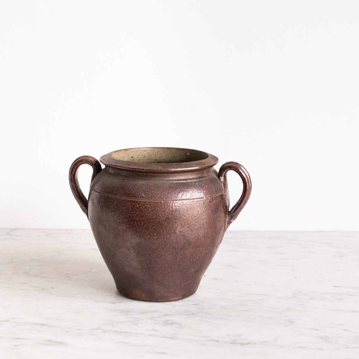 Vintage Stoneware Urn | Brown - elsie green - the french kitchen