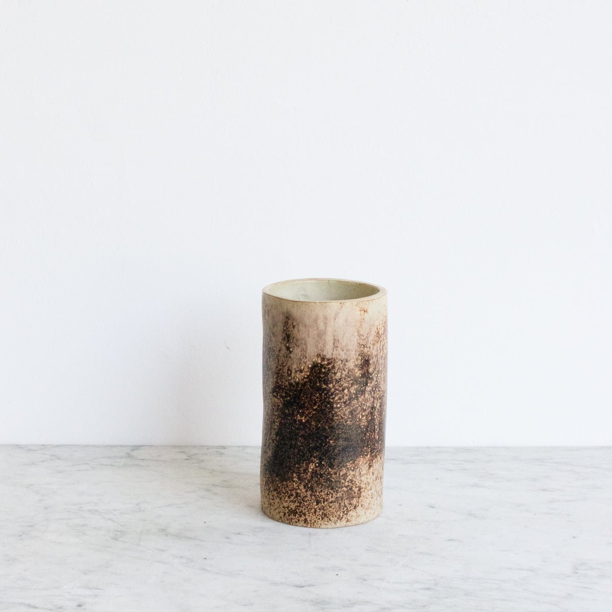 Vintage Stoneware Vase | Signed by Artist - elsie green - decor