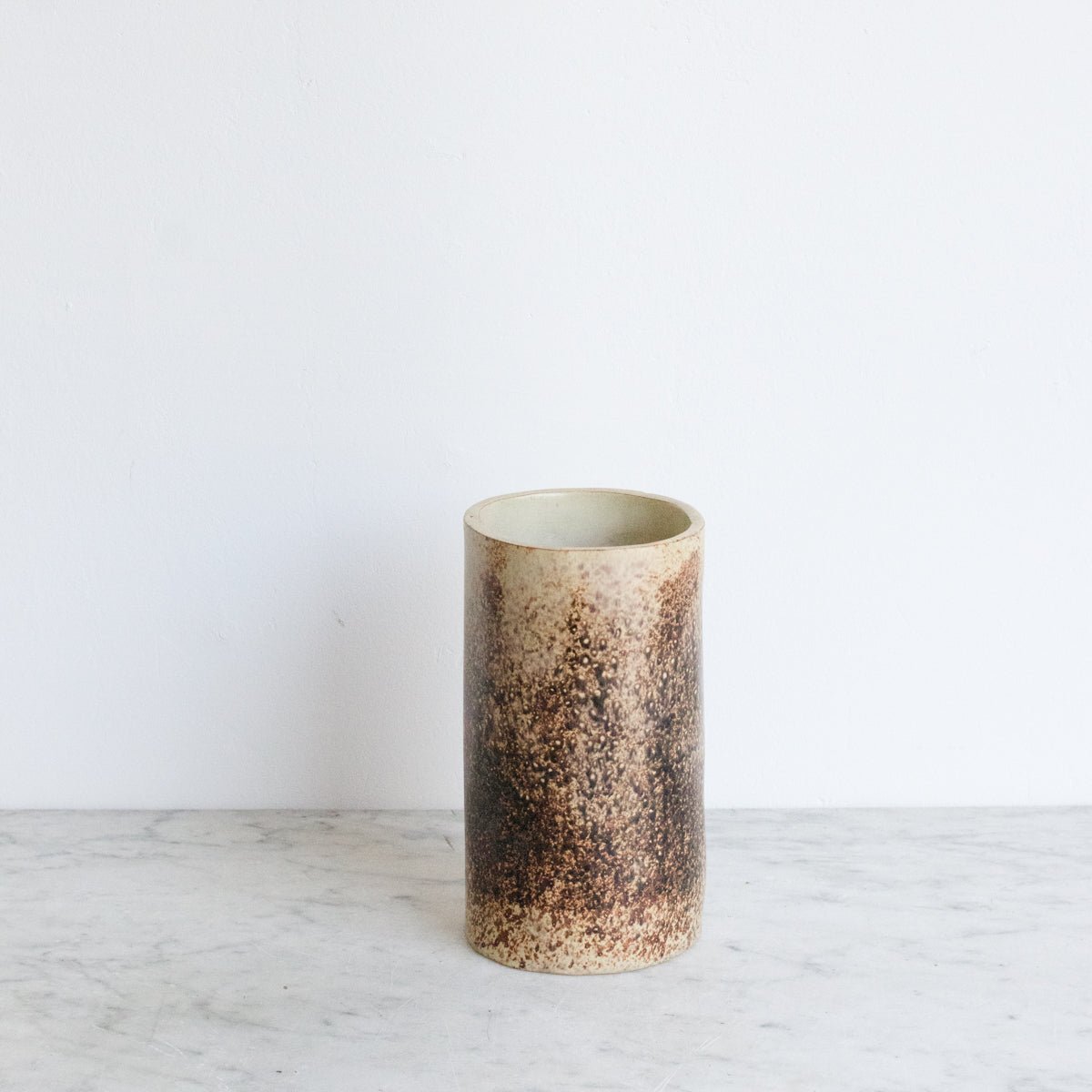 Vintage Stoneware Vase | Signed by Artist - elsie green - decor