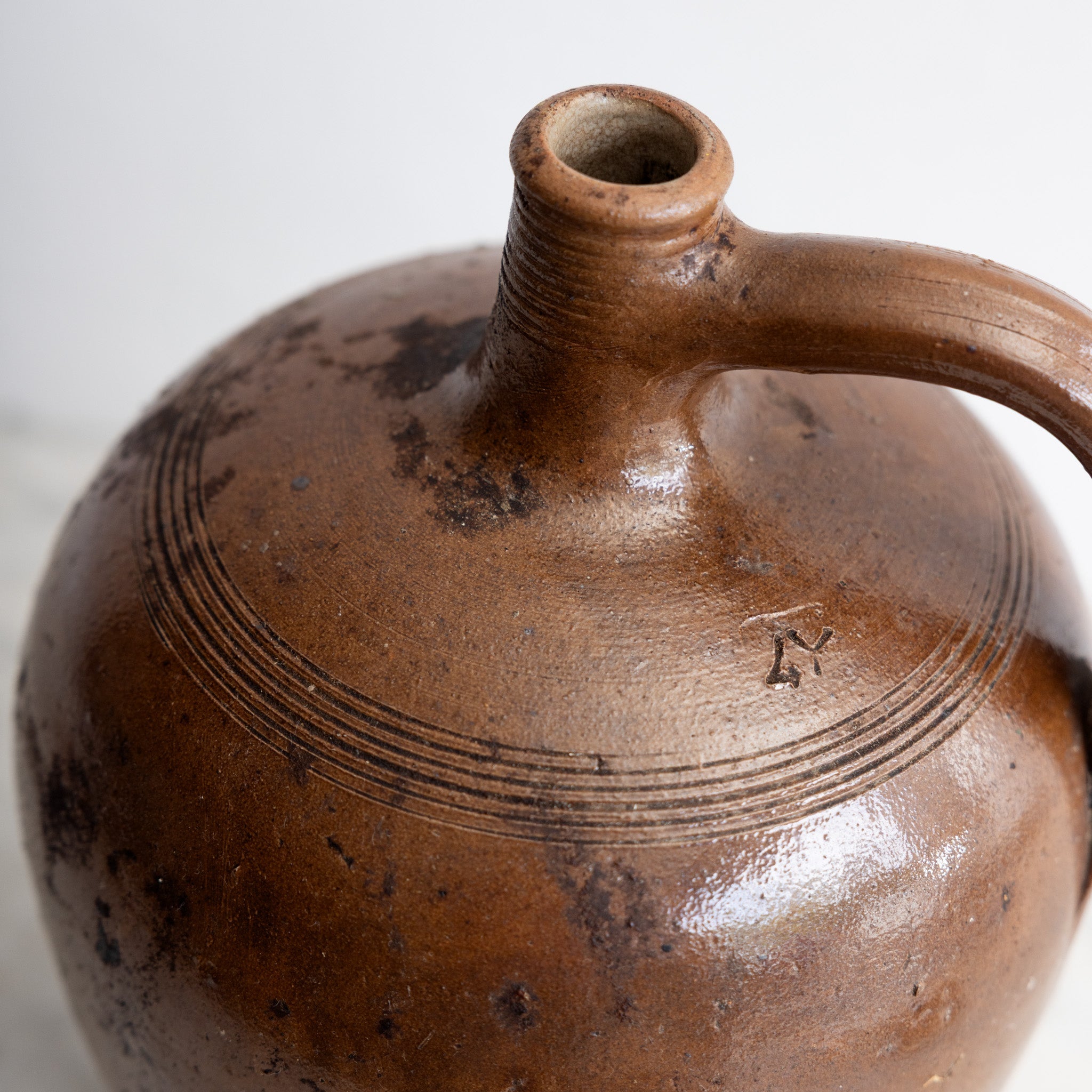 Vintage Stoneware Vessel - elsie green - decor