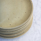 Vintage Taizé Abbey Stoneware Plate Set of 7 - elsie green - the french kitchen