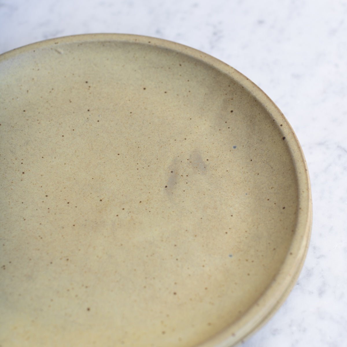 Vintage Taizé Abbey Stoneware Plate Set of 7 - elsie green - the french kitchen