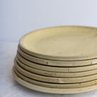 Vintage Taizé Abbey Stoneware Plate Set of 7 - elsie green - the french kitchen