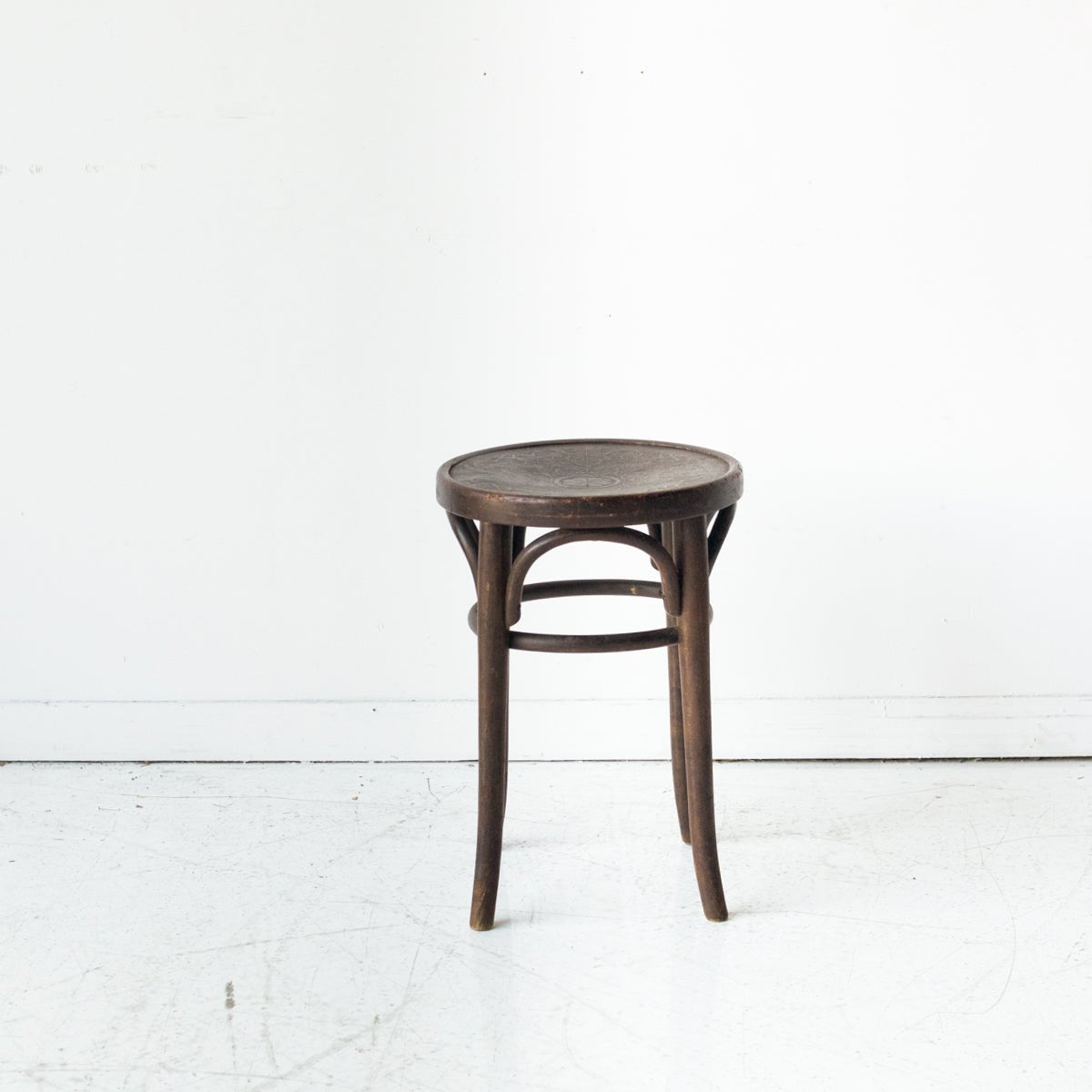 Vintage Thonet Stool - elsie green - furniture