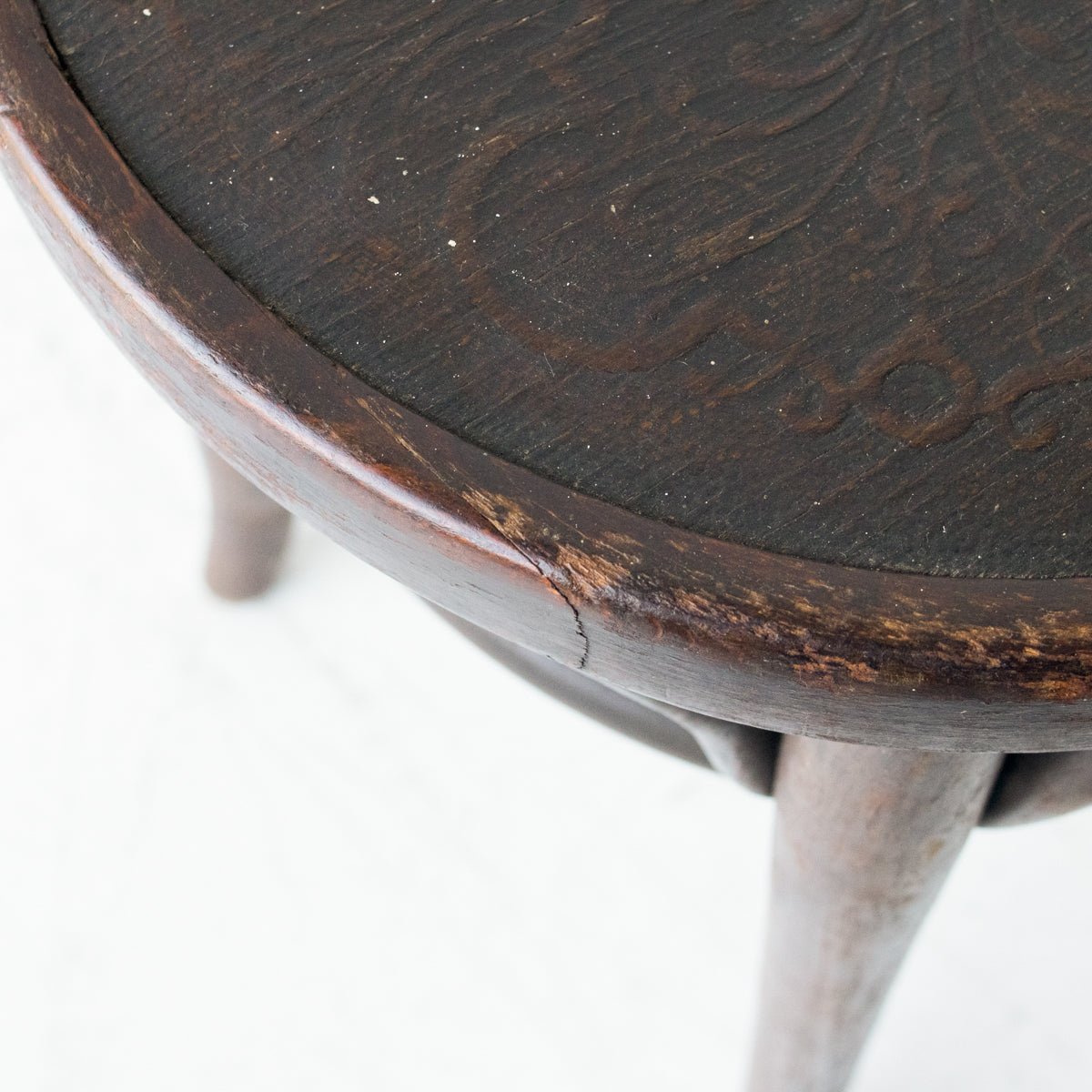 Vintage Thonet Stool - elsie green - furniture