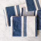 Vintage Ticking Zipper Pouch - elsie green - decor