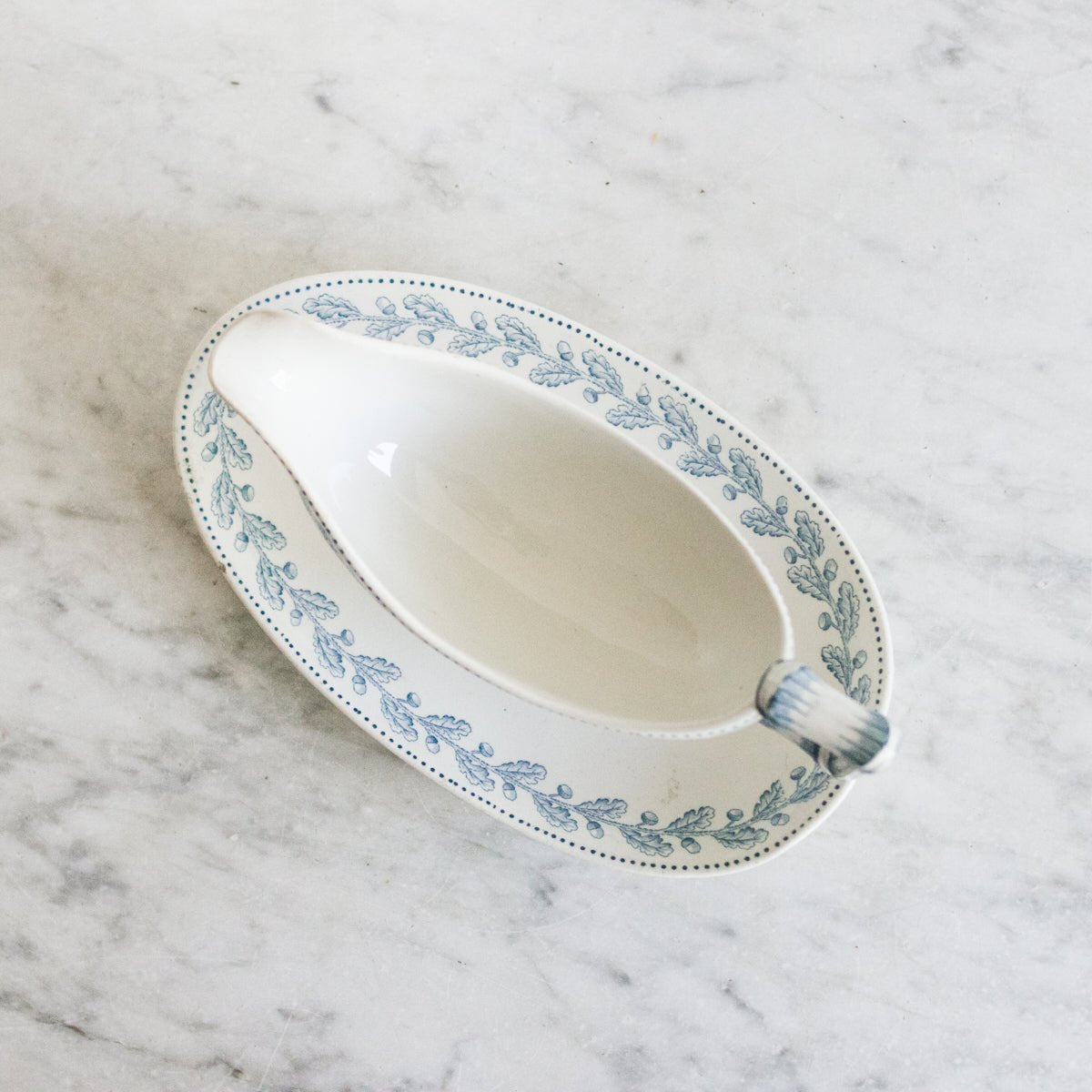 Vintage Transferware Gravy Boat - elsie green - The French Kitchen