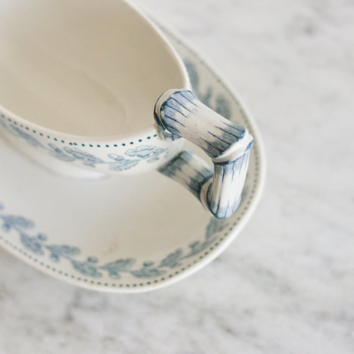 Vintage Transferware Gravy Boat - elsie green - The French Kitchen