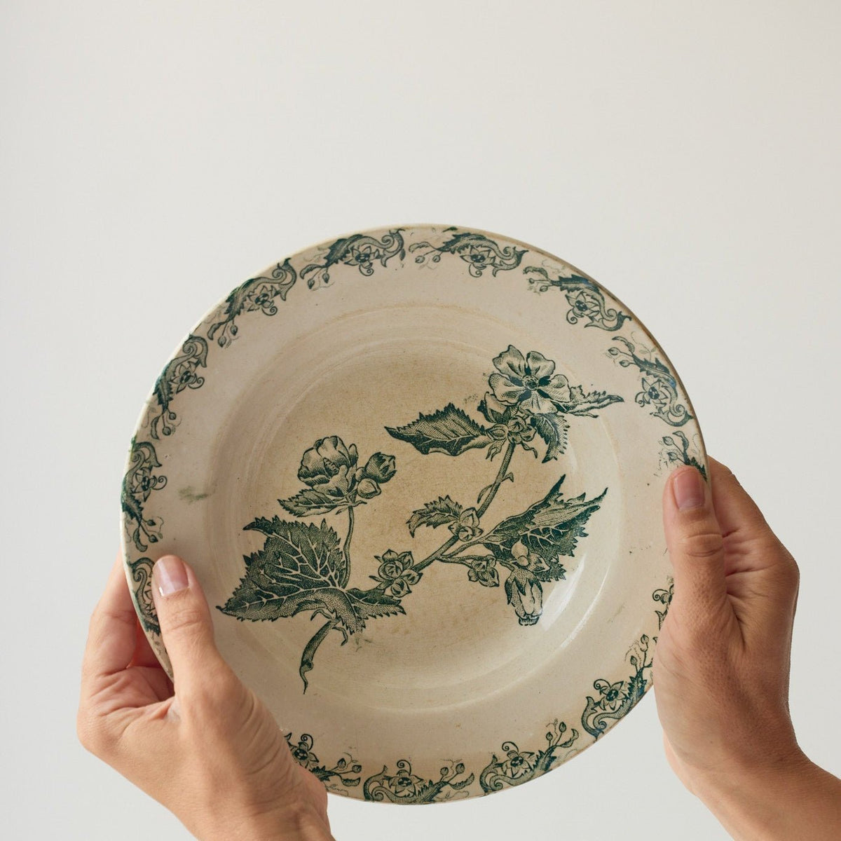 Vintage Transferware Plates & Bowls Set of 4 - elsie green - The French Kitchen