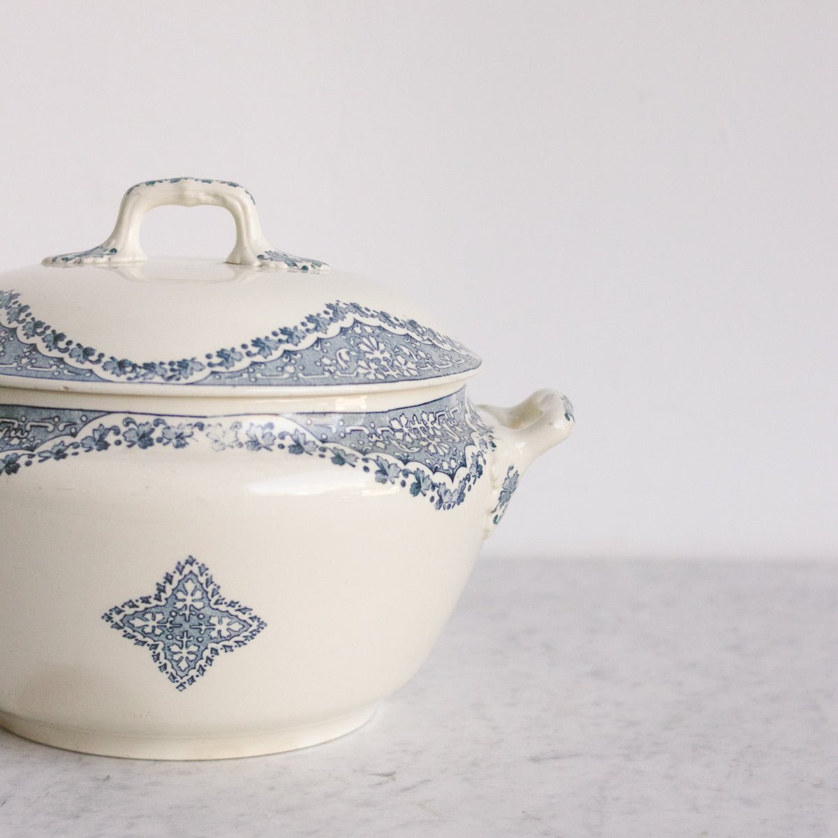 Vintage Transferware Tureen - elsie green - The French Kitchen