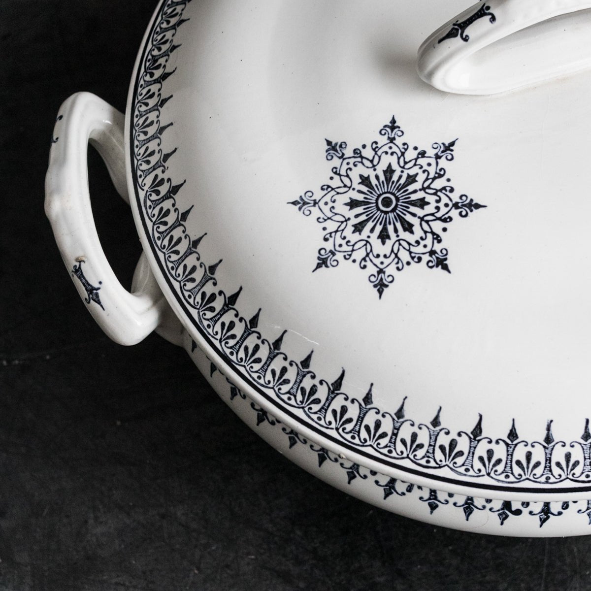 Vintage Transferware Tureen - elsie green - the french kitchen