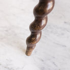 Vintage Tripod Stool with Twist Legs - elsie green - furniture