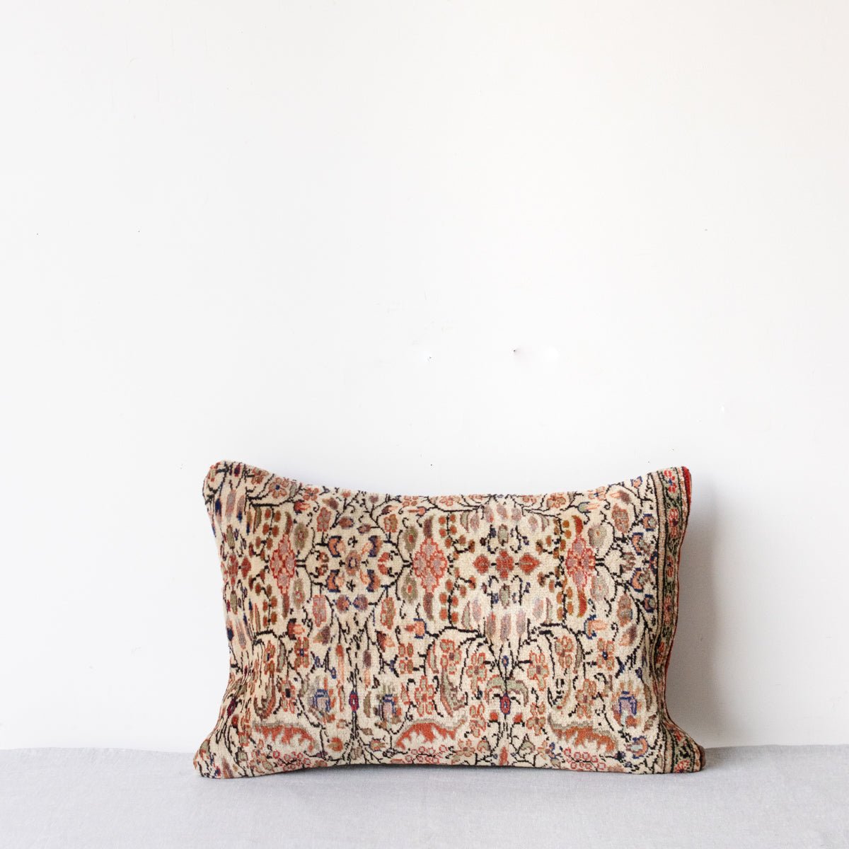 Vintage Tufted Rug Pillow | Croix - elsie green - textiles