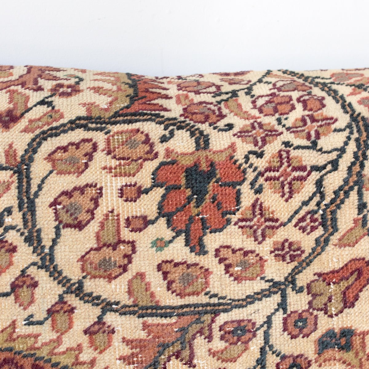 Vintage Tufted Rug Pillow | Millau - elsie green - textiles