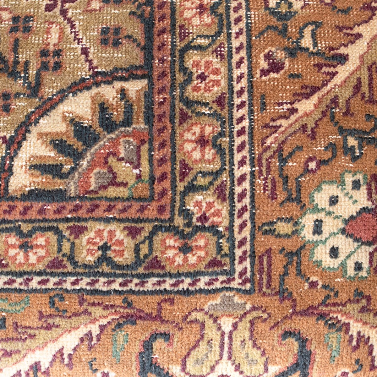 Vintage Tufted Rug Pillow | Millau - elsie green - textiles