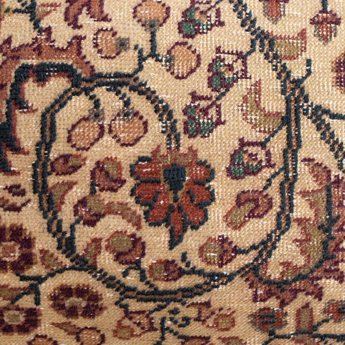 Vintage Tufted Rug Pillow | Millau - elsie green - textiles