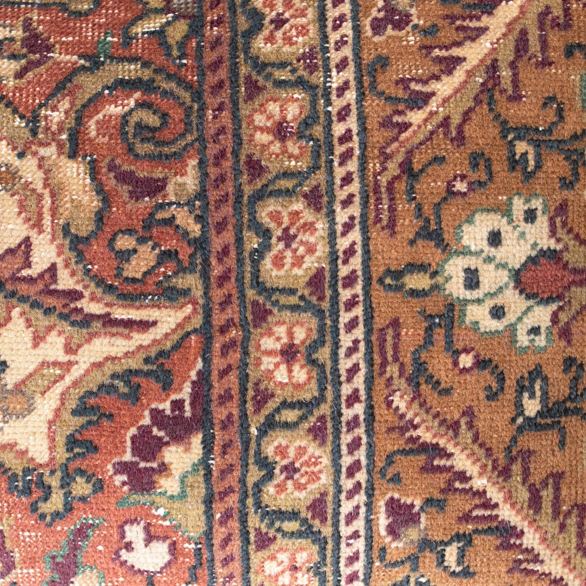 Vintage Tufted Rug Pillow | Millau - elsie green - textiles