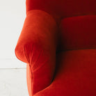 Vintage Velvet Crapud Sofa | Brick Velvet - elsie green - Furniture