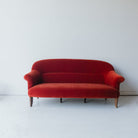 Vintage Velvet Crapud Sofa | Brick Velvet - elsie green - Furniture