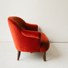 Vintage Velvet Crapud Sofa | Brick Velvet - elsie green - Furniture