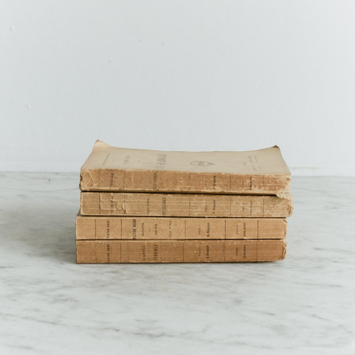 Vintage Victor Hugo Volume Set of 4 - elsie green - decor