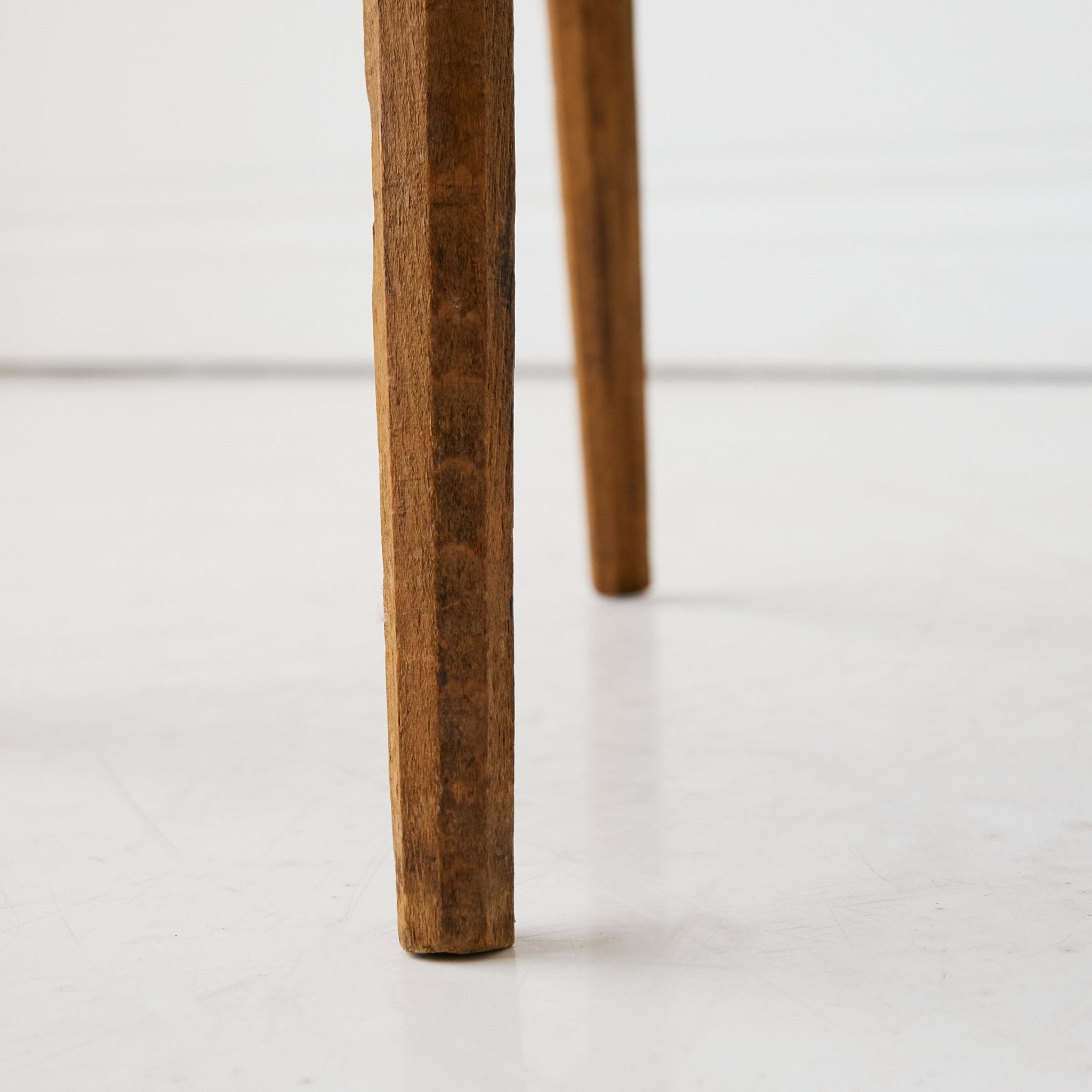 Vintage Walnut Stool - elsie green - furniture