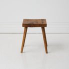 Vintage Walnut Stool - elsie green - furniture