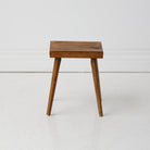 Vintage Walnut Stool - elsie green - furniture