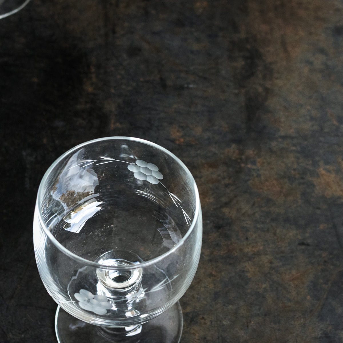 Vintage Wine Glass Set Of 4 - elsie green - The French Kitchen