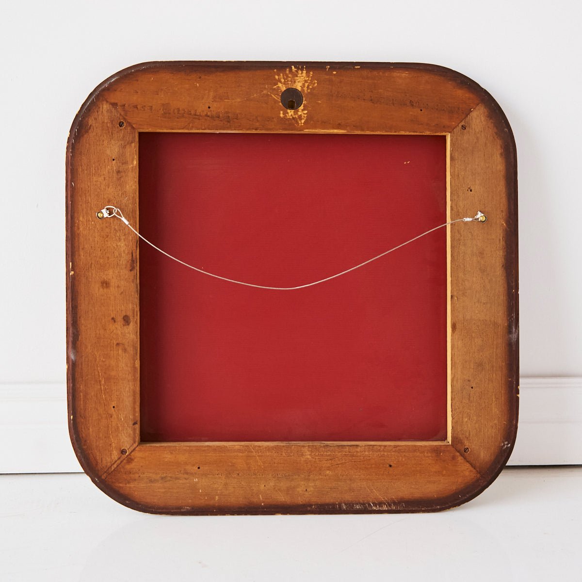 Vintage Wood and Brass Mirror - elsie green - decor