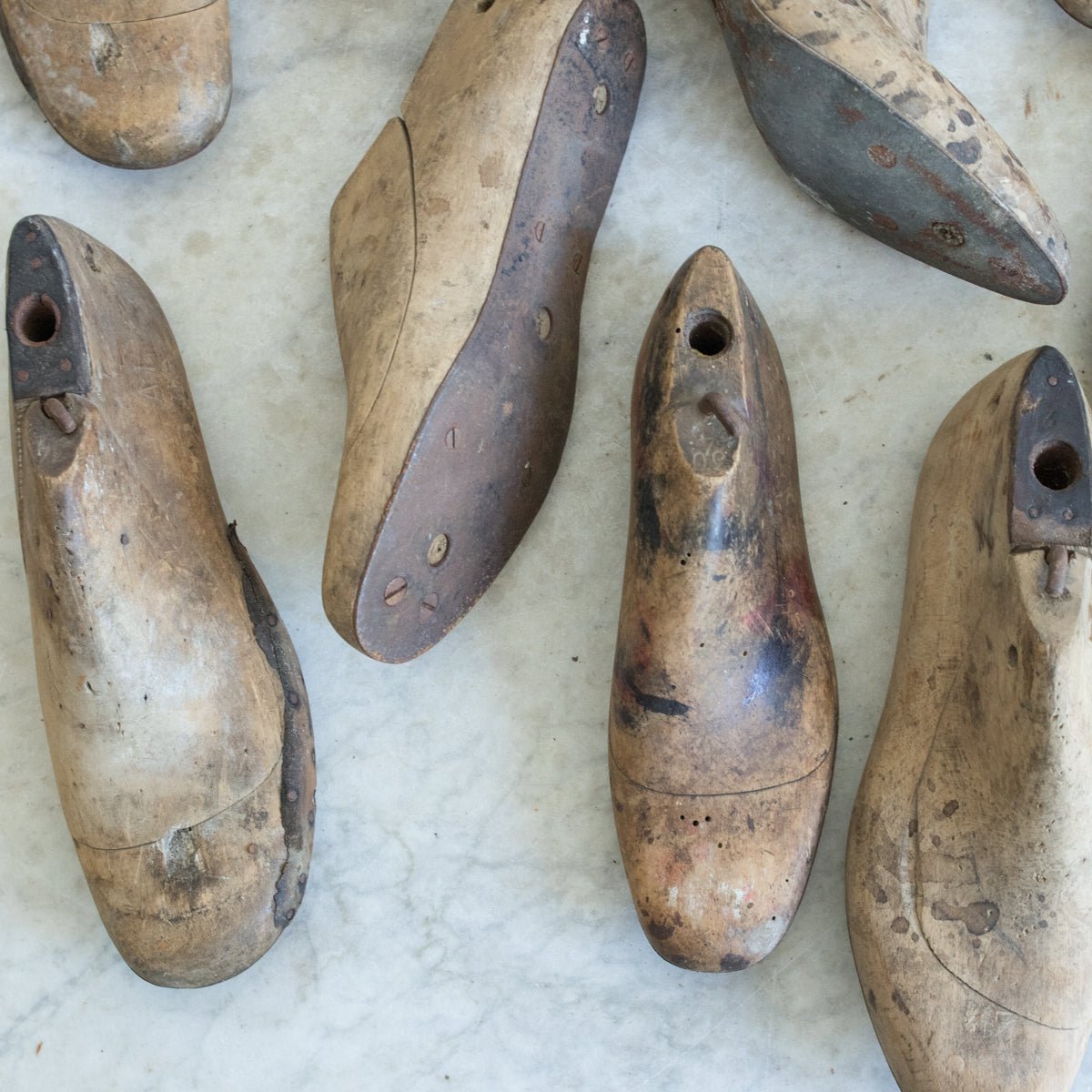 Vintage Wood Shoe Form - elsie green - decor