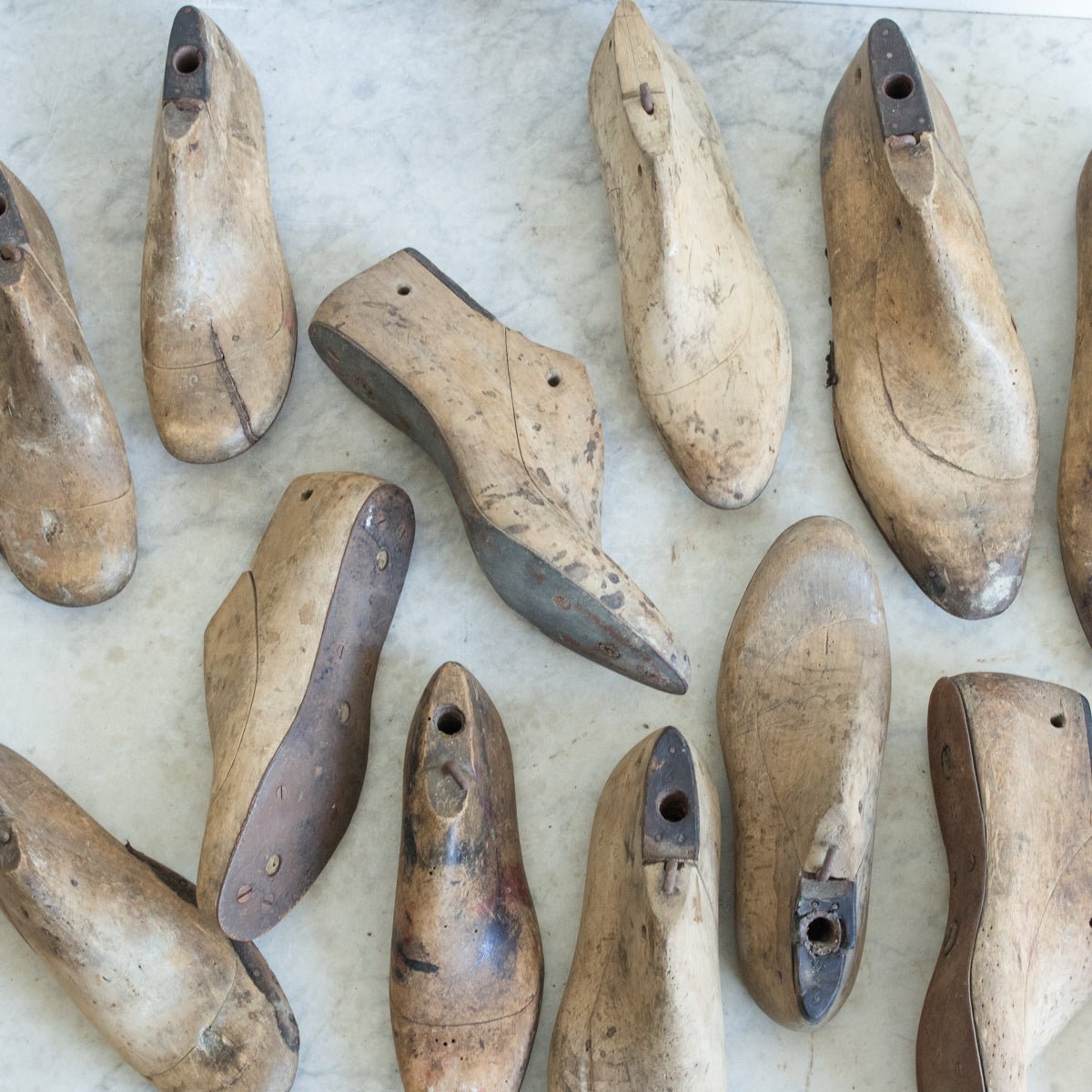 Vintage Wood Shoe Form - elsie green - decor