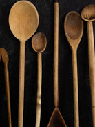 Vintage Wood Spoon Set of 5 - elsie green - French Kitchen
