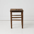 Vintage Wood Stool - elsie green - furniture