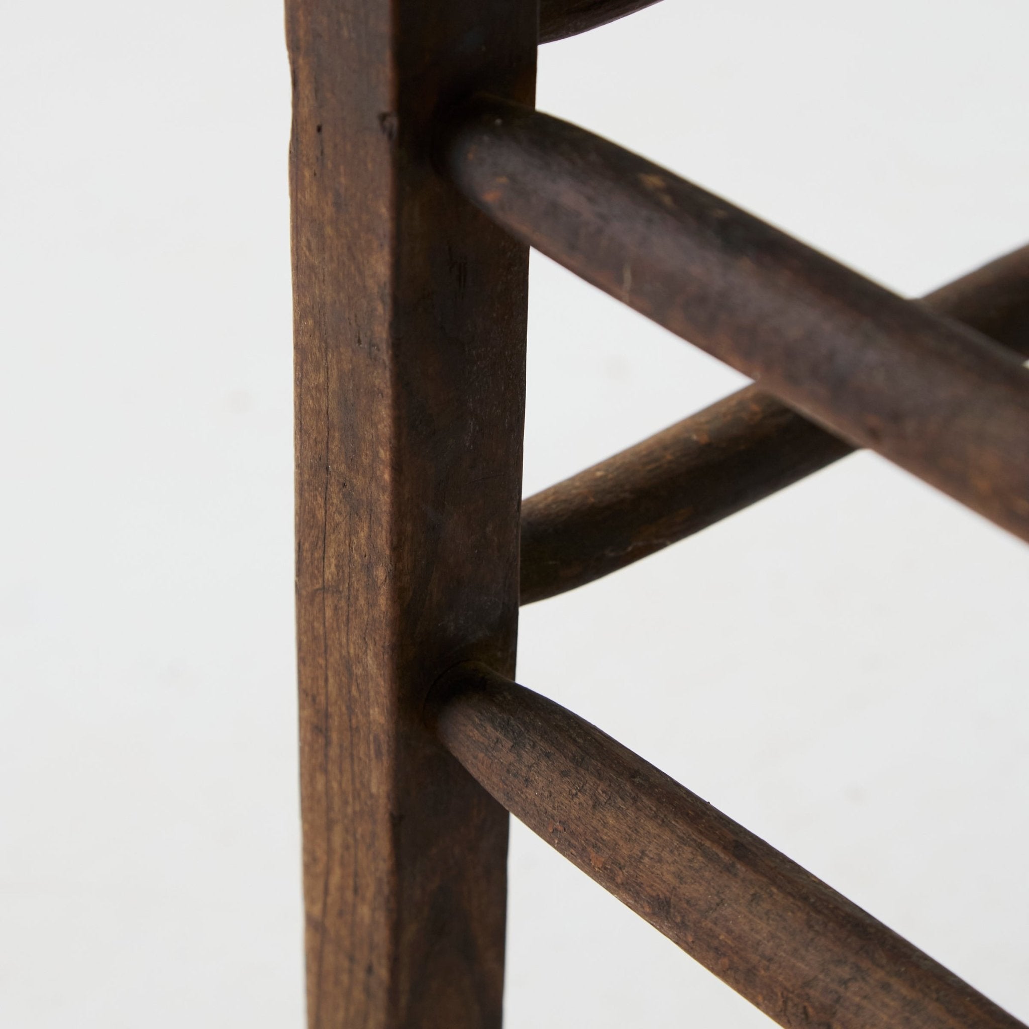Vintage Wood Stool - elsie green - furniture