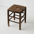 Vintage Wood Stool - elsie green - furniture